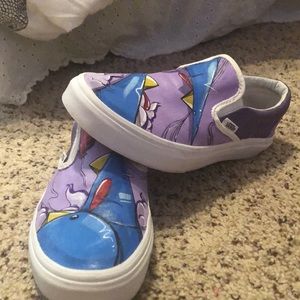 Slip on vans kite and balloon custom paint
